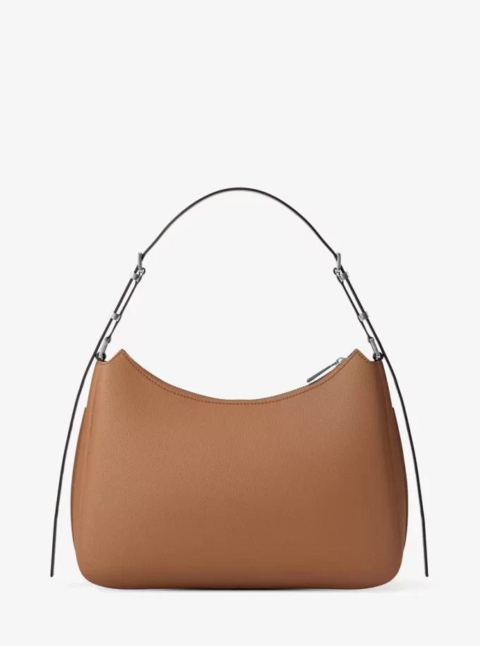 Bolso de hombro mediano de piel granulada Nolita Bolso de hombro mediano de piel granulada Nolita