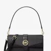 Bolso de hombro mediano Greenwich de piel saffiano Bolso de hombro mediano Greenwich de piel saffiano