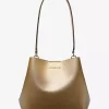 Bolso de hombro mediano metálico Pratt