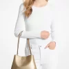 Bolso de hombro mediano metálico Pratt