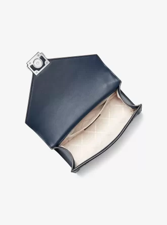 Bolso de hombro mediano Whitney con bloques de color y logotipo característico