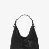 Bolso de hombro Nolita pequeño de malla con diamantes de imitación de edición limitada Bolso de hombro Nolita pequeño de malla con diamantes de imitación de edición limitada