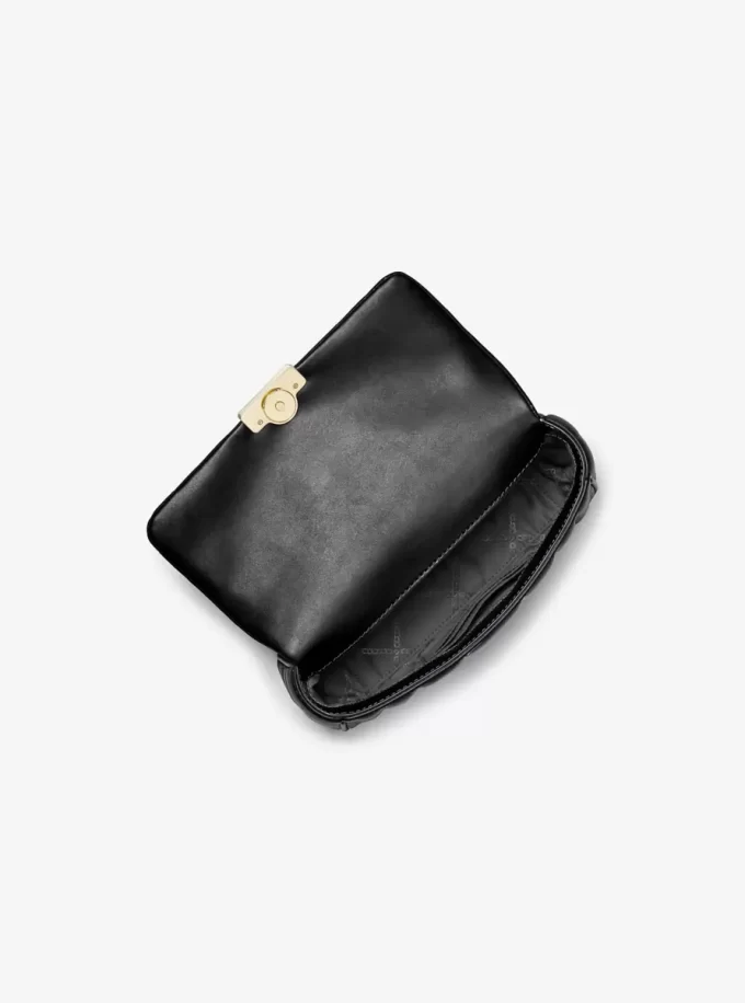 Bolso de hombro pequeño Tribeca de piel acolchada Bolso de hombro pequeño Tribeca de piel acolchada