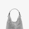 Bolso de hombro tipo hobo Nolita pequeño de malla con pedrería metálica de edición limitada Bolso de hombro tipo hobo Nolita pequeño de malla con pedrería metálica de edición limitada