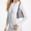 Bolso de hombro tipo hobo Nolita pequeño de malla con pedrería metálica de edición limitada Bolso de hombro tipo hobo Nolita pequeño de malla con pedrería metálica de edición limitada