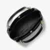 Bolso de hombro Trisha grande de piel granulada