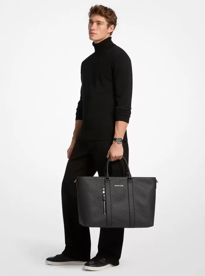 Bolso de mano con el logotipo de Hudson Signature Bolso de mano con el logotipo de Hudson Signature