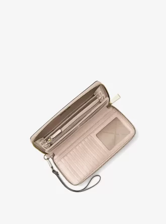 Bolso de mano continental de cuero