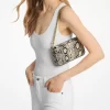 Bolso de mano convertible Bryant pequeño de piel con relieve de serpiente Bolso de mano convertible Bryant pequeño de piel con relieve de serpiente