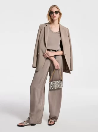 Blazer de crepé