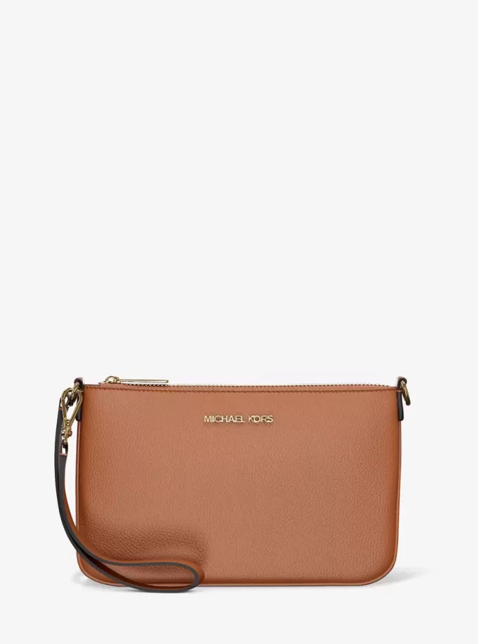 Bolso de mano convertible Jet Set de piel granulada pequeña Bolso de mano convertible Jet Set de piel granulada pequeña