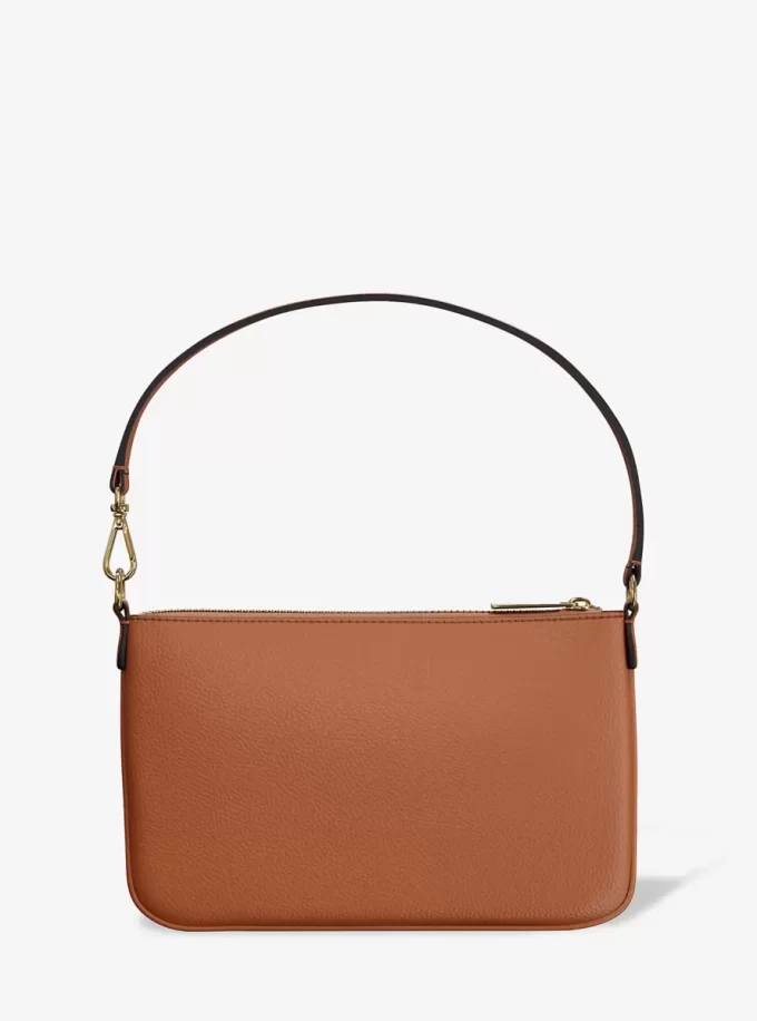 Bolso de mano convertible Jet Set de piel granulada pequeña Bolso de mano convertible Jet Set de piel granulada pequeña