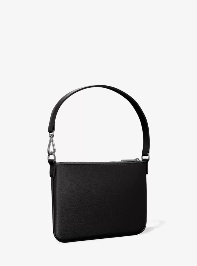 Bolso de mano convertible Jet Set de piel granulada pequeña Bolso de mano convertible Jet Set de piel granulada pequeña
