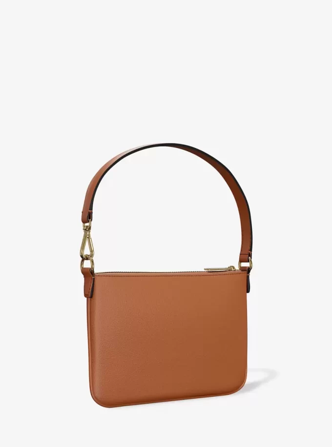 Bolso de mano convertible Jet Set de piel granulada pequeña Bolso de mano convertible Jet Set de piel granulada pequeña