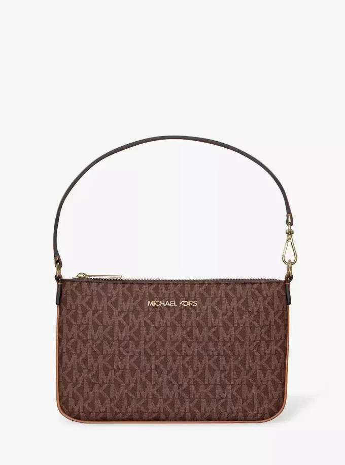 Bolso de mano convertible Jet Set Small Signature Logo