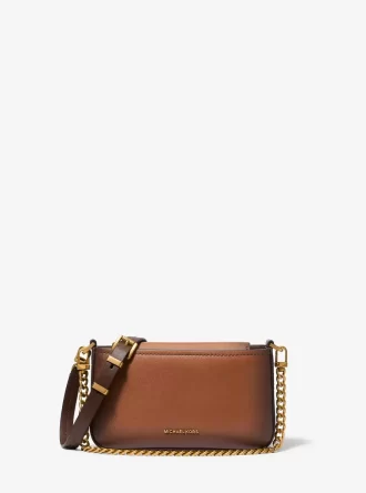 Bolso de mano convertible pequeño Bryant de piel bruñida