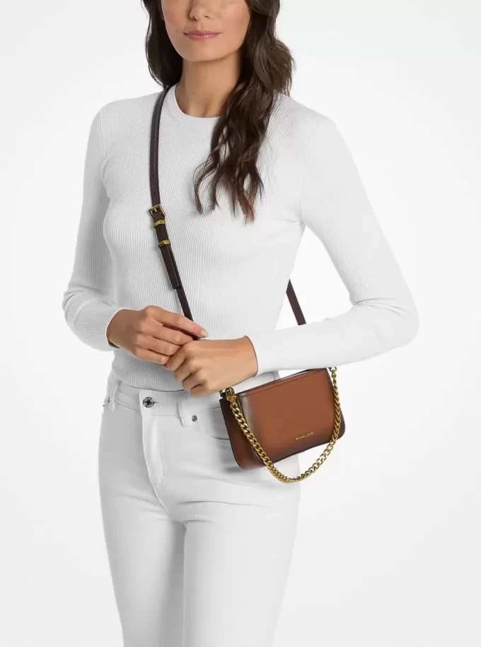 Bolso de mano convertible pequeño Bryant de piel bruñida Bolso de mano convertible pequeño Bryant de piel bruñida