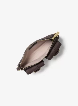 Bolso de mano convertible pequeño de ante Zoe