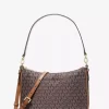 Bolso de mano convertible tejido con estampado del logotipo de Jet Set Signature, tamaño mediano Bolso de mano convertible tejido con estampado del logotipo de Jet Set Signature, tamaño mediano