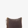 Bolso de mano convertible tejido con estampado del logotipo de Jet Set Signature, tamaño mediano Bolso de mano convertible tejido con estampado del logotipo de Jet Set Signature, tamaño mediano