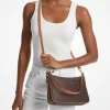 Bolso de mano convertible tejido con estampado del logotipo de Jet Set Signature, tamaño mediano Bolso de mano convertible tejido con estampado del logotipo de Jet Set Signature, tamaño mediano