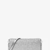 Bolso de mano de piel adornado Jet Set mediano