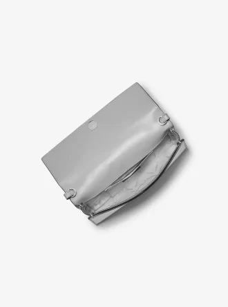 Bolso de mano de piel adornado Jet Set mediano