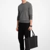 Bolso de mano de trabajo Hudson Leather con logotipo exclusivo Bolso de mano de trabajo Hudson Leather con logotipo exclusivo