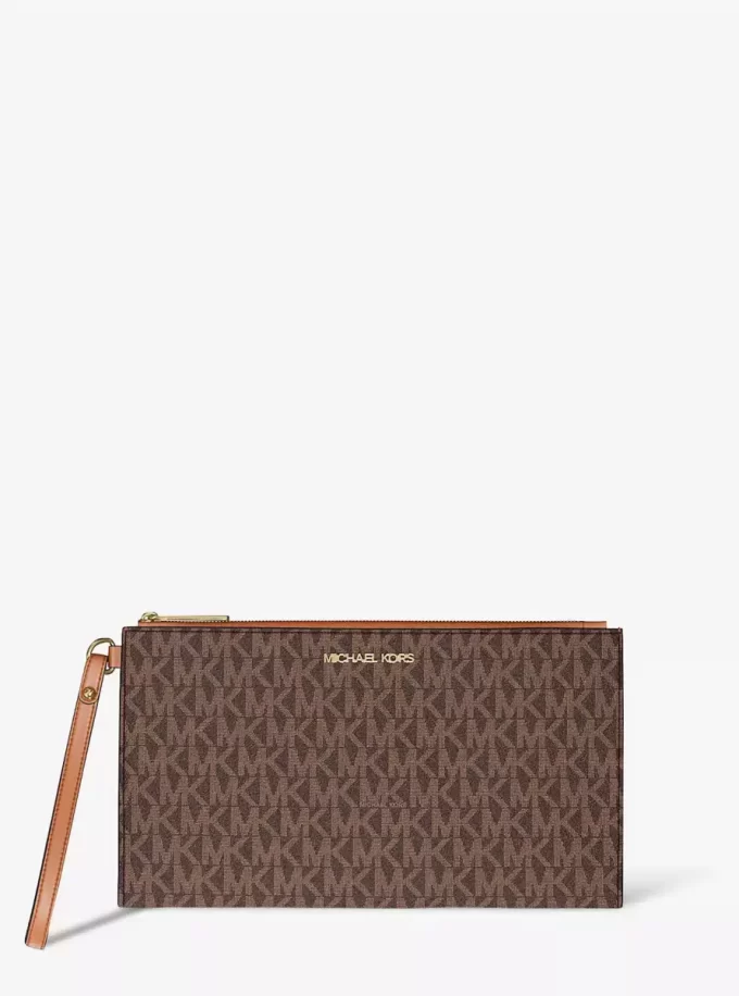 Bolso de mano Jet Set con el logotipo grande de la firma Bolso de mano Jet Set con el logotipo grande de la firma