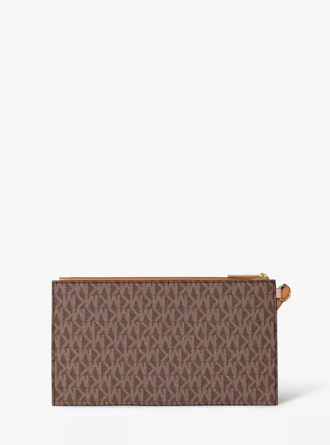 Bolso de mano Jet Set con el logotipo grande de la firma Bolso de mano Jet Set con el logotipo grande de la firma