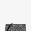 Bolso de mano Jet Set mediano adornado de piel metálica Bolso de mano Jet Set mediano adornado de piel metálica