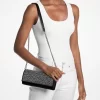 Bolso de mano Jet Set mediano adornado de piel metálica Bolso de mano Jet Set mediano adornado de piel metálica