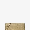 Bolso de mano Jet Set mediano de piel metalizada Bolso de mano Jet Set mediano de piel metalizada