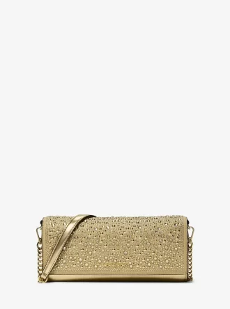 Bolso de mano Jet Set mediano de piel metalizada