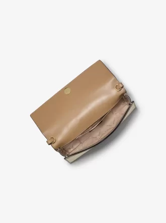 Bolso de mano Jet Set mediano de piel metalizada