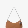 Bolso de mano mediano con cadena de nobuk Nolita Bolso de mano mediano con cadena de nobuk Nolita