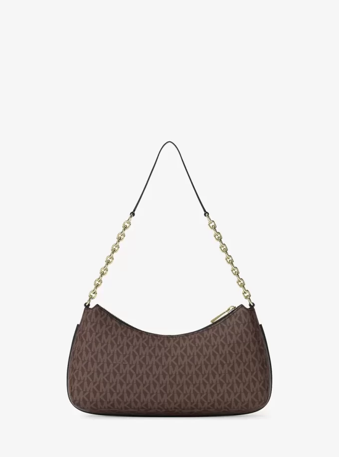 Bolso de mano mediano con cadena y logotipo de Nolita Bolso de mano mediano con cadena y logotipo de Nolita