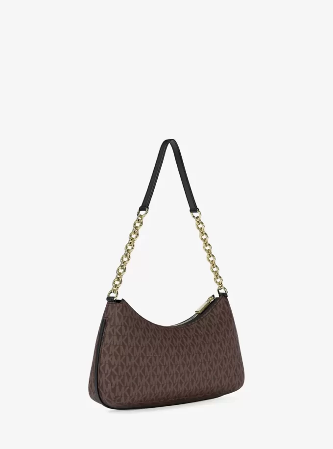 Bolso de mano mediano con cadena y logotipo de Nolita Bolso de mano mediano con cadena y logotipo de Nolita