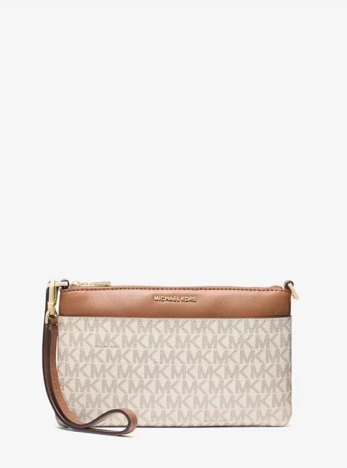 Bolso de mano mediano con el logotipo de la firma Jet Set Bolso de mano mediano con el logotipo de la firma Jet Set