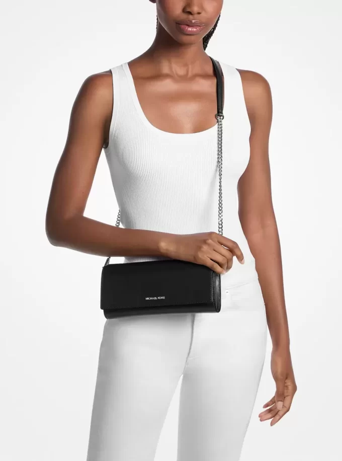 Bolso de mano mediano de cuero Jet Set Bolso de mano mediano de cuero Jet Set