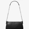Bolso de mano mediano Empire de cuero con cadena Bolso de mano mediano Empire de cuero con cadena