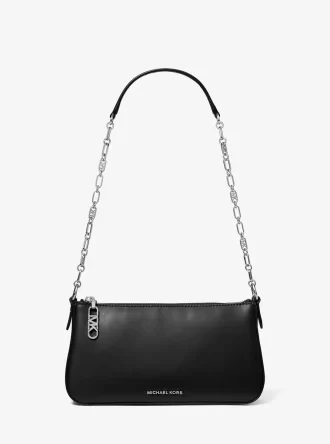 Bolso de mano mediano Empire de cuero con cadena