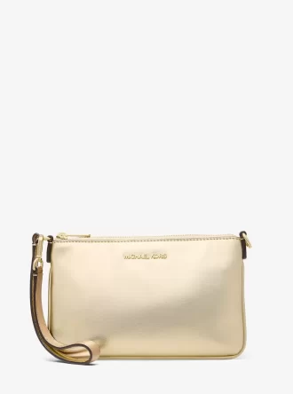 Bolso de mano metálico pequeño Jet Set