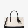 Bolso de mano Scarlett mediano con logo jacquard