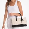 Bolso de mano Scarlett mediano con logo jacquard