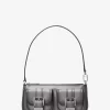 Bolso de mano Zoe pequeño de piel bruñida Bolso de mano Zoe pequeño de piel bruñida