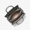 Bolso de piel bruñida con logotipo en relieve mediano Laila Bolso de piel bruñida con logotipo en relieve mediano Laila