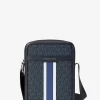 Bolso de vuelo con logotipo de la firma a rayas de Cooper Bolso de vuelo con logotipo de la firma a rayas de Cooper