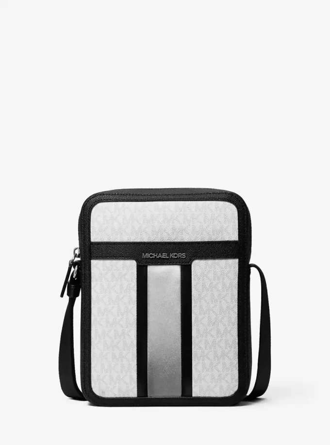 Bolso de vuelo con rayas y logotipo de Cooper Signature Bolso de vuelo con rayas y logotipo de Cooper Signature