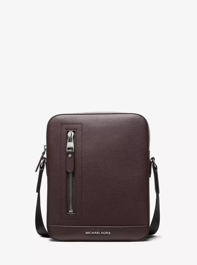 Bolso de vuelo Hudson de piel granulada Bolso de vuelo Hudson de piel granulada